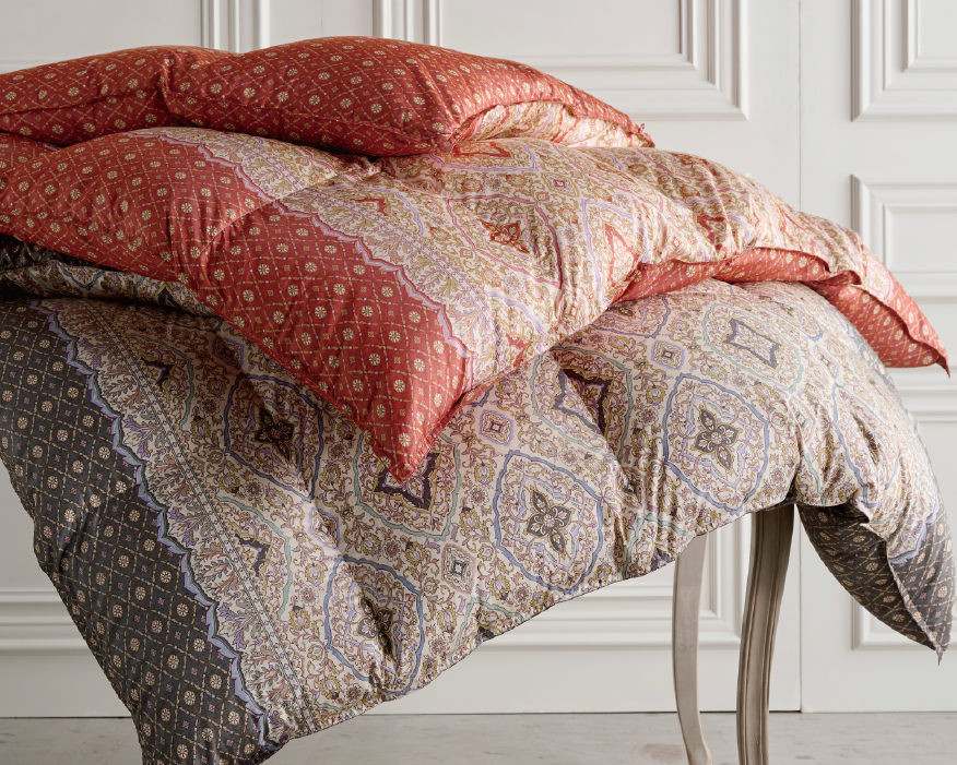 掛けふとん アラベスク柄